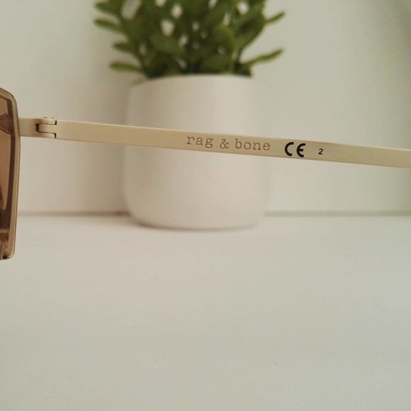 Rag & Bone Women's Cat Eye RNB 1007/S Sunglasses Opal Brown Frame - Picture 5 of 6